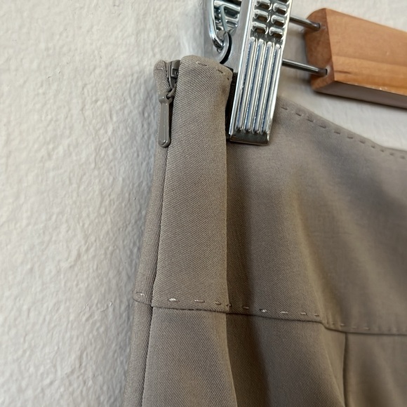 Max Studio Tan Beige Office Pencil Skirt 2 - Picture 6 of 14